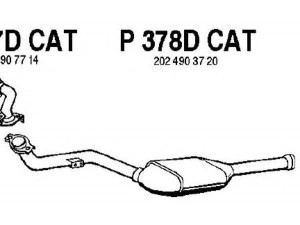 FENNO P378DCAT katalizatoriaus keitiklis 
 Išmetimo sistema -> Katalizatoriaus keitiklis
BM80287H, 2024900020, 2024903720