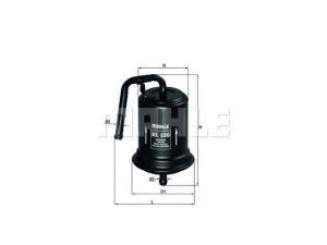 KNECHT KL 520 kuro filtras 
 Filtrai -> Kuro filtras
2330087733, 2330087735, 2330087739