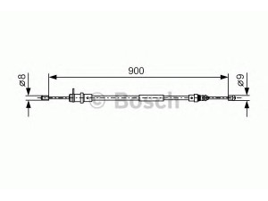 BOSCH 1 987 477 774 trosas, stovėjimo stabdys 
 Stabdžių sistema -> Valdymo svirtys/trosai
4745 P0, 1484385080, 4745 P0