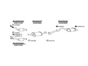 VENEPORTE 550390 išmetimo sistema 
 Išmetimo sistema -> Išmetimo sistema, visa