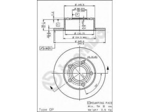 BREMBO 08.4874.20 stabdžių diskas 
 Stabdžių sistema -> Diskinis stabdys -> Stabdžių diskas
437615601