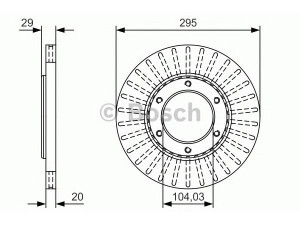 BOSCH 0 986 479 U33 stabdžių diskas 
 Dviratė transporto priemonės -> Stabdžių sistema -> Stabdžių diskai / priedai
40206 37J01, 40206 C7000, 40206 C7001
