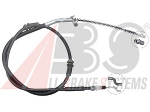A.B.S. K13871 trosas, stovėjimo stabdys 
 Stabdžių sistema -> Valdymo svirtys/trosai
2H0609721Bü, 2H0609721C
