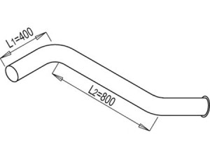 DINEX 68651 išleidimo kolektorius 
 Išmetimo sistema -> Išmetimo vamzdžiai
1114159