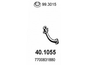 ASSO 40.1055 išleidimo kolektorius 
 Išmetimo sistema -> Išmetimo vamzdžiai
7700831880