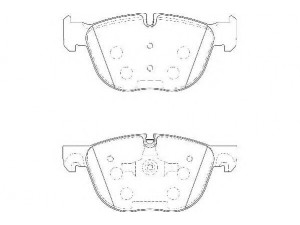 WAGNER WBP24170A stabdžių trinkelių rinkinys, diskinis stabdys 
 Techninės priežiūros dalys -> Papildomas remontas
34 11 4 074 370, 34 11 6 778 403