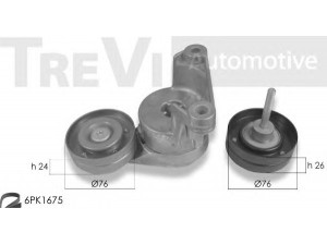 TREVI AUTOMOTIVE KA1148 V formos rumbuotas diržas, komplektas