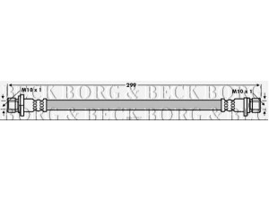 BORG & BECK BBH7757 stabdžių žarnelė 
 Stabdžių sistema -> Stabdžių žarnelės
01466-SAA-J51