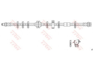 TRW PHB268 stabdžių žarnelė 
 Stabdžių sistema -> Stabdžių žarnelės
82473716, 82473716