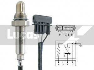 LUCAS ELECTRICAL LEB287 lambda jutiklis 
 Variklis -> Variklio elektra
021906264A, 021906265N, 021906265T