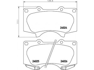 HELLA PAGID 8DB 355 010-491 stabdžių trinkelių rinkinys, diskinis stabdys 
 Techninės priežiūros dalys -> Papildomas remontas
4605A472, 4605A481, MZ690355, 044650K090