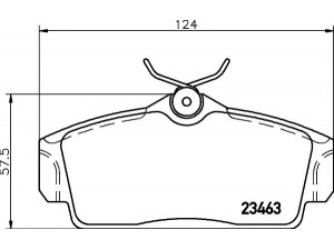 HELLA PAGID 8DB 355 018-441 stabdžių trinkelių rinkinys, diskinis stabdys 
 Techninės priežiūros dalys -> Papildomas remontas
410602F525, 410602F526, 410602F527