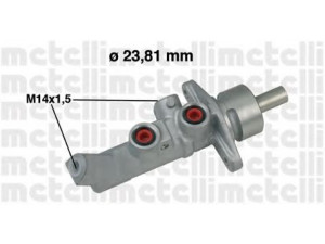 METELLI 05-0648 pagrindinis cilindras, stabdžiai 
 Stabdžių sistema -> Pagrindinis stabdžių cilindras
47201-05110, 47201-05111, 47201-0F030