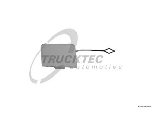 TRUCKTEC AUTOMOTIVE 02.60.049 dangtelis, vilkimo kablys
204 885 0124