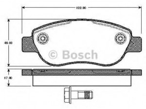 BOSCH 0 986 TB2 874 stabdžių trinkelių rinkinys, diskinis stabdys 
 Techninės priežiūros dalys -> Papildomas remontas
98845340