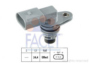 FACET 9.0368 jutiklis, skirstomojo veleno padėtis 
 Variklis -> Variklio elektra
955 606 106 10, 030 907 601, 030 907 601 D