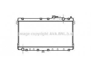 AVA QUALITY COOLING MZ2087 radiatorius, variklio aušinimas 
 Aušinimo sistema -> Radiatorius/alyvos aušintuvas -> Radiatorius/dalys
B61P15200, B61P15200A, B61P15200B