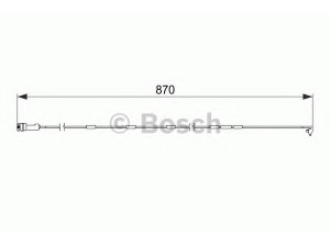 BOSCH 1 987 474 578 įspėjimo kontaktas, stabdžių trinkelių susidėvėjimas 
 Stabdžių sistema -> Susidėvėjimo indikatorius, stabdžių trinkelės
1238343, 90250705, 12 38 343, 90250705