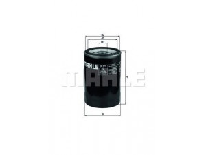 KNECHT OC 571 alyvos filtras 
 Filtrai -> Alyvos filtras
4803201, 92068246