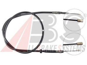 A.B.S. K12125 trosas, stovėjimo stabdys 
 Stabdžių sistema -> Valdymo svirtys/trosai
1005574, 1019240, 1040745, 1040768