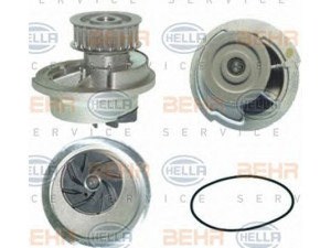 HELLA 8MP 376 800-411 vandens siurblys 
 Aušinimo sistema -> Vandens siurblys/tarpiklis -> Vandens siurblys
13 34 078, 63 34 039, 91 99 595