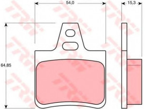 TRW GTD1096 stabdžių rinkinys, diskiniai stabdžiai 
 Stabdžių sistema -> Diskinis stabdys -> Stabdžių remonto rinkinys