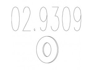 MTS 02.9309 tarpiklis, išleidimo kolektorius 
 Dviratė transporto priemonės -> Išmetimo sistema -> Atskiros surinkimo dalys -> Sandariklis, alyvos pompa
N01152513, 7703053037, 7903053045