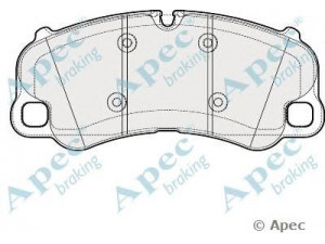 APEC braking PAD2019 stabdžių trinkelių rinkinys, diskinis stabdys
99135194602