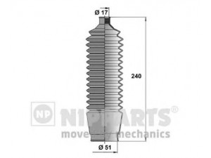 NIPPARTS N2855001 gofruotoji membrana, vairavimas 
 Vairavimas -> Gofruotoji membrana/sandarinimai
MR510272