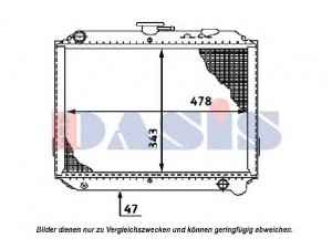 AKS DASIS 071540N radiatorius, variklio aušinimas 
 Aušinimo sistema -> Radiatorius/alyvos aušintuvas -> Radiatorius/dalys
121053560