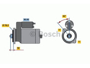 BOSCH 0 986 022 470 starteris 
 Elektros įranga -> Starterio sistema -> Starteris
996 604 103 00, 996 604 104 00