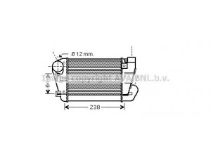 AVA QUALITY COOLING AI4250 tarpinis suslėgto oro aušintuvas, kompresorius 
 Variklis -> Oro tiekimas -> Įkrovos agregatas (turbo/superįkrova) -> Tarpinis suslėgto oro aušintuvas
8E0145805AD, 8E0145805R