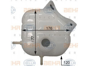 HELLA 8MA 376 709-491 išsiplėtimo bakelis, aušinimo skystis