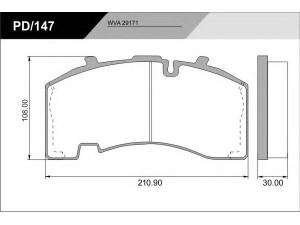 FRAS-LE PD/147-K23_HD PRO stabdžių trinkelių rinkinys, diskinis stabdys 
 Techninės priežiūros dalys -> Papildomas remontas
0509290060 , 0509290080 , 0509290230 