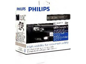PHILIPS 12820WLEDX1 dienos metu naudojamų šviesų komplektas; dienos metu naudojamų šviesų komplektas