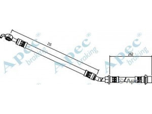 APEC braking HOS4079 stabdžių žarnelė 
 Stabdžių sistema -> Stabdžių žarnelės
9094702G34