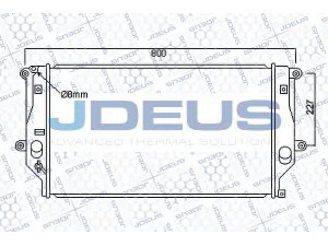 JDEUS 028M72 radiatorius, variklio aušinimas 
 Aušinimo sistema -> Radiatorius/alyvos aušintuvas -> Radiatorius/dalys
1640026390