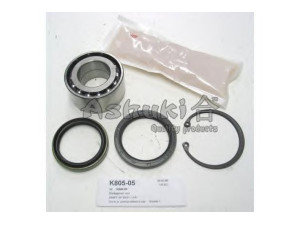 ASHUKI K805-05 rato guolio komplektas 
 Ašies montavimas/vairavimo mechanizmas/ratai -> Rato stebulė/montavimas -> Rato guolis
09267-36002, 09283-53001, 09381-68001