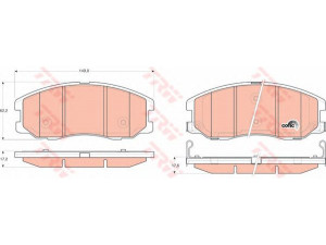 TRW GDB1715 stabdžių trinkelių rinkinys, diskinis stabdys 
 Techninės priežiūros dalys -> Papildomas remontas
20789468, 4808861, 4817764, 96626070