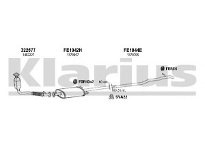 KLARIUS 362052U išmetimo sistema