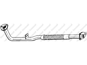 BOSAL 835-271 išleidimo kolektorius 
 Išmetimo sistema -> Išmetimo vamzdžiai
18210-SE0-000, 18210-SE3-X00, 18210-SEO-A20