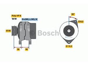 BOSCH 0 986 042 141 kintamosios srovės generatorius 
 Elektros įranga -> Kint. sr. generatorius/dalys -> Kintamosios srovės generatorius
77 00 106 501, 77 00 422 143, 77 00 431 945