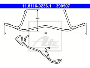 ATE 11.8116-0236.1 spyruoklė, stabdžių apkaba 
 Stabdžių sistema -> Stabdžių matuoklis -> Stabdžių dalys
30648021