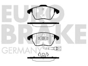 EUROBRAKE 5502224770 stabdžių trinkelių rinkinys, diskinis stabdys 
 Techninės priežiūros dalys -> Papildomas remontas
1K0698151, 1K0698151C, 1K0698151E