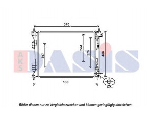 AKS DASIS 560077N radiatorius, variklio aušinimas 
 Aušinimo sistema -> Radiatorius/alyvos aušintuvas -> Radiatorius/dalys
253101R350