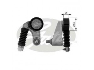 GATES T38457 įtempiklio skriemulys, V formos rumbuotas diržas 
 Diržinė pavara -> V formos rumbuotas diržas/komplektas -> Įtempiklio skriemulys
7700102395, 30852898