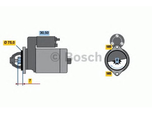 BOSCH 0 986 017 571 starteris 
 Elektros įranga -> Starterio sistema -> Starteris
M 0 T 86481, M 000 T 86481, M 001 T 70283