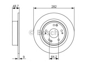 BOSCH 0 986 479 738 stabdžių diskas 
 Dviratė transporto priemonės -> Stabdžių sistema -> Stabdžių diskai / priedai
42510-TA0-A00, 42510-TA0-A01