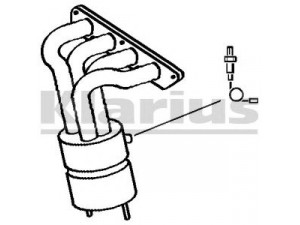 KLARIUS 321723 katalizatoriaus keitiklis 
 Išmetimo sistema -> Katalizatoriaus keitiklis
WCJ101440, WCJ106490, WCJ101440