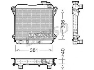DENSO DRM09001 radiatorius, variklio aušinimas 
 Aušinimo sistema -> Radiatorius/alyvos aušintuvas -> Radiatorius/dalys
4297468